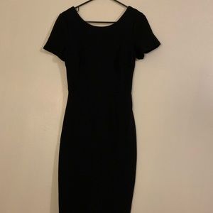 Black Boden ottoman dress.